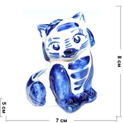 Фигурка Гжель (19) Тигр Символ 2022 года - фото 176369