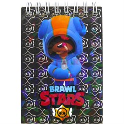 Тетрадь с деревянным корпусом Brawl Stars Бравл Старс 11 см - фото 176555