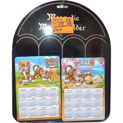 Магнит календарик виниловый (4338) с тиграми символ 2022 года 24 шт/уп - фото 177851