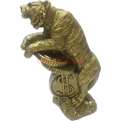 Тигр символ 2022 года (NS-508) стоящий на деньгах из полистоуна - фото 177882