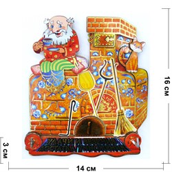 Ключница настенная деревянная Удачи и везения - фото 178250