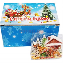 Магнит из полистоуна (4339) Тигры символ 2022 года 480 шт/коробка - фото 178293