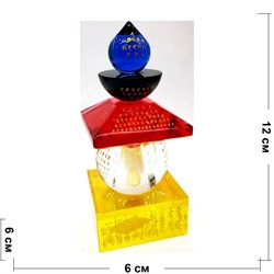 Китайская пагода 5 элементов из стекла цветная - фото 179137