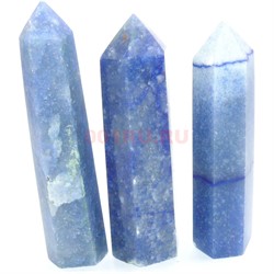 Карандаши кристаллы 7-9 см из синего авантюрина - фото 182080