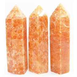 Карандаши кристаллы 9-10 см из оранжевого кальцита - фото 182108
