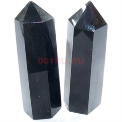 Карандаши кристаллы 8 см из черного обсидиана - фото 182136