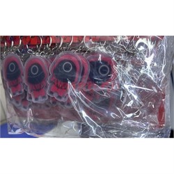 Брелок Игра в Кальмара (RY-SZ-1007) пластмассовый 12 шт/упаковка - фото 182528