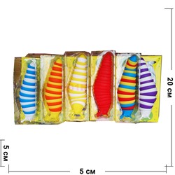 Игрушка пластмассовая «гусеница» цвета в ассортименте - фото 184442