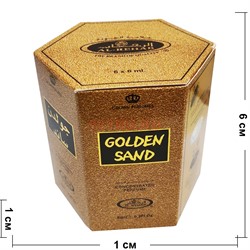 Масляные духи Al-Rehab «Golden Sand» 6 мл мужские 6 шт/уп - фото 184818
