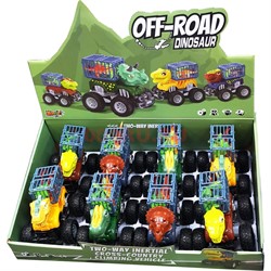 Машинка Динозавр Off-Road Dinosaur 8 шт/упаковка иннерционная - фото 184953