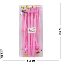 Ручка шариковая (GM-369) Фламинго 12 шт/уп - фото 185225