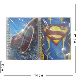 Блокнот A5 на пружине (LQQ-908) Супергерои 12 шт/уп - фото 185428