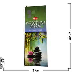 Благовония HEM "Soothing Spa" цена за уп из 6 шт - фото 186518