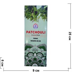 Благовония Patchouli индийские OMTiRTH India 6-гранники - фото 186530