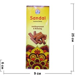 Благовония Sandal индийские OMTiRTH India 6-гранники - фото 186540