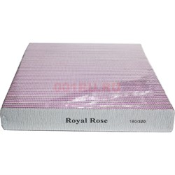 Пилка-баф Royal Rose 180/320 прямоугольная 2,7x17,7 см 50 шт/упаковка - фото 187305