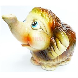 Фигурка из цветной керамики Слон 10 см - фото 187451