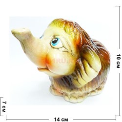 Фигурка из цветной керамики Слон 10 см - фото 187452 Фигурка из цветной керамики Слон 10 см - фото 187452