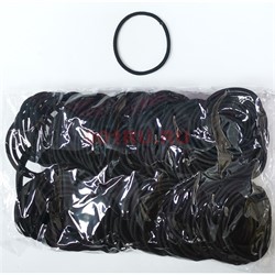 Резинка черная (A-185) толщина 2 мм 100 шт/упаковка - фото 188099