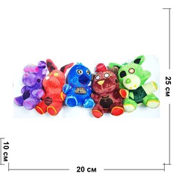 Игрушка мягкая Аниматроники 5 видов 10 шт/упаковка - фото 189145