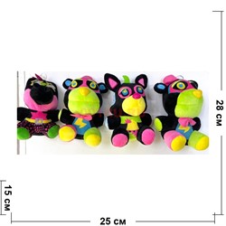 Игрушка мягкая Собака Тигр 12 шт/упаковка - фото 189157