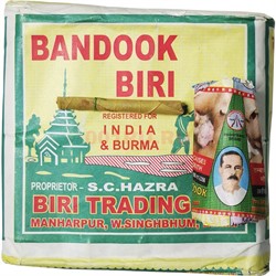 Биди сигареты индийский Bandook Biri цена за упаковку 400 шт - фото 189391