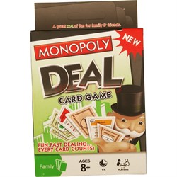 Настольная карточная игра Monopoly Deal 108 карт - фото 190041