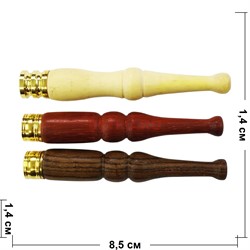 Мундштук деревянный 3 цвета - фото 190347