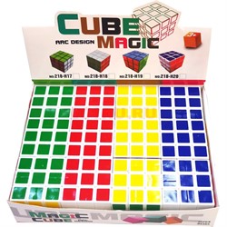 Кубик головоломка 52 мм Cube Magic 12 шт/упаковка - фото 191312