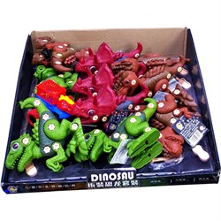 Игрушка пластмассовая Динозавры Dinosau 12 шт/упаковка - фото 191631