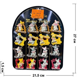 Магниты Кролики (KL-4169) с пожеланиями 24 шт/упаковка - фото 192211