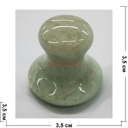 Массажер «печать» из яшмы (натуральный камень) - фото 192600