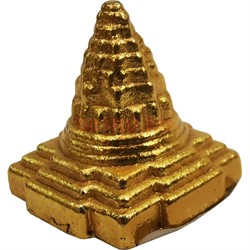 Пирамида из латуни малая 2,7x2,5 см - фото 193789