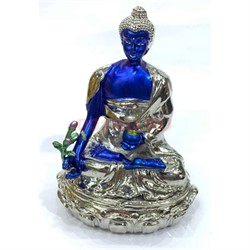 Шкатулка металлическая Будда со стразами - фото 194031
