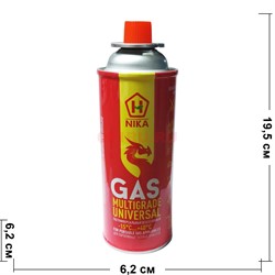 Газ Nika 400 мл универсальный всесезонный 28 шт/коробка - фото 194198