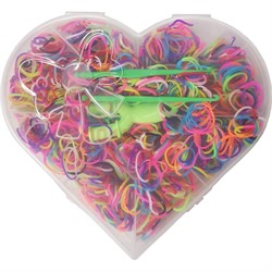 Набор резинок для плетения браслетов «Сердце» - фото 194504