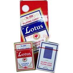 Карты игральные Lotus 54 карты с пластиковым покрытием - фото 194897