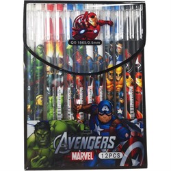 Ручка пишет-стирает Avengers QX-1865 линия 0,5мм 144 шт/упаковка - фото 195141