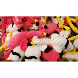 Фламинго 50 см розовый игрушка подушка мягкая - фото 195241
