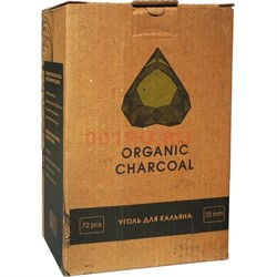 Премиум уголь для кальяна Organic Charcoal из апельсинового дерева 25 мм 72 кубика - фото 195332