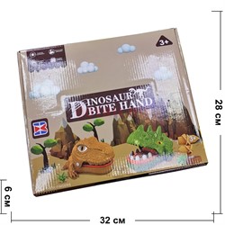 Игрушка кусающаяся Динозавр Bite Hand 12 шт/упаковка - фото 196320