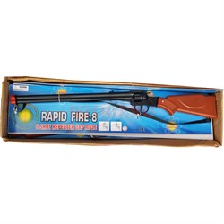Ружье (стреляет пистонами) Rapid Fire 8 детская игрушка - фото 196398