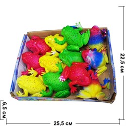 Антистресс «лягушка» новая серия 12 шт/упаковка - фото 196680