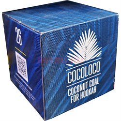 Уголь для кальяна кокосовый Cocoloco 26 мм 1 кг - фото 198362