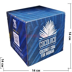 Уголь для кальяна кокосовый Cocoloco 26 мм 1 кг - фото 198363