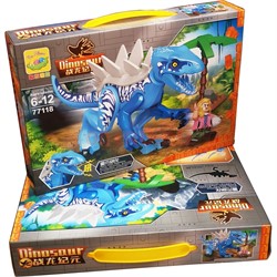 Конструктор Динозавр (77118) Стегозавр со светом и звуком - фото 198780