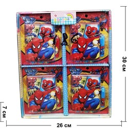 Блокнот с ручкой (3486) Spiderman Спайдермен 16 шт/упаковка - фото 198946