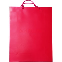 Пакет подарочный красный 45x55x15 см вертикальный 12 шт/упаковка - фото 200117