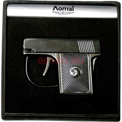 Зажигалка сувенирная газовая Lomai "Пистолет" 3 цвета в ассортименте - фото 200216