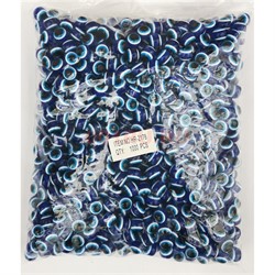 Бусины "сглаз" синий 10 мм 1000 шт цена за упаковку (HR-2178) - фото 200329